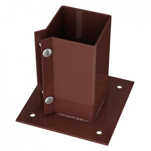 Bolt down post shoe support - down,