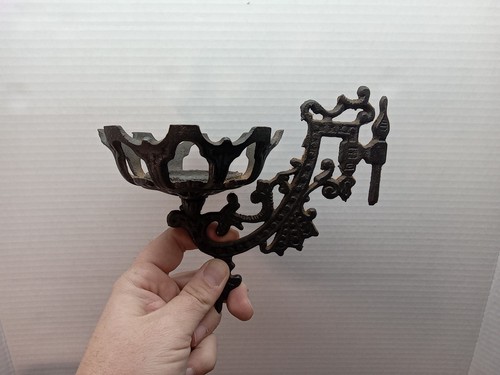 Antique cast iron oil - iron, lamp