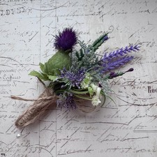 Scottish Thistle Buttonhole