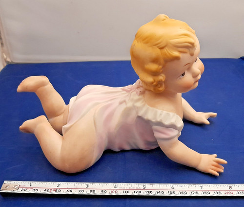 Vintage bisque piano baby - bisque,