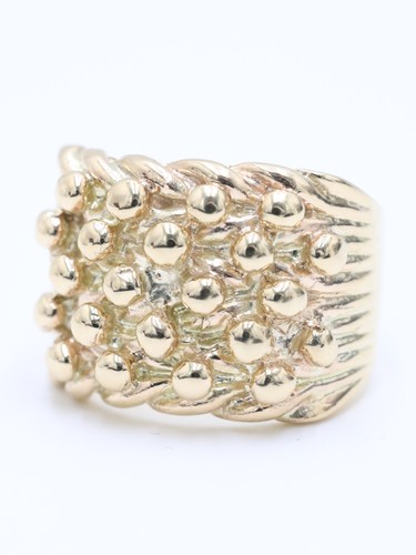 Chunky 9ct yellow - chunky, solid