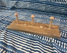 Fumed Solid Oak Coatrack - 3