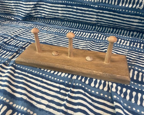 Fumed solid oak coatrack 3 - solid,