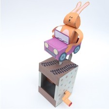 Paper Animation Kit craft kit christmas stocking filler gift Runaway Rabbit