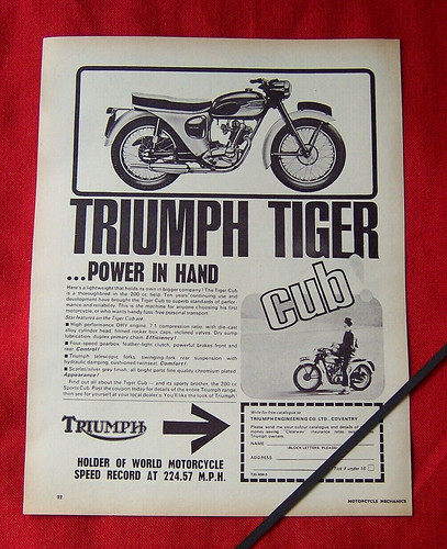 Triumph tiger cub - triumph, 200