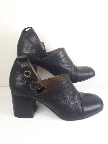 Fly london leather block heel - leather,