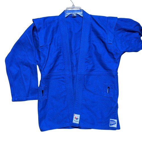 Green hill blue judo top - blue,