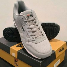 NEW MENS FILA GREY Trainers UK Size 10 EU 44 Boxed