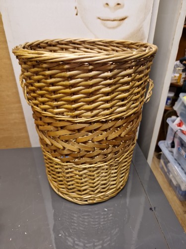1950s wicker waste - waste, paper