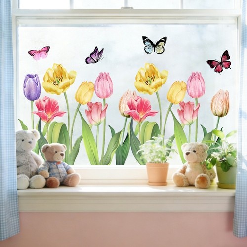 Colorful tulip butterfly - tulip,