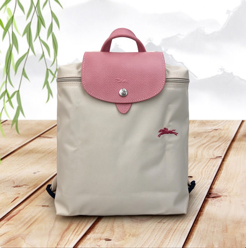 Longchamp nylon petal - petal, powder
