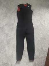 Ace Long John Sleeveless full length wetsuit Large Black Insulated