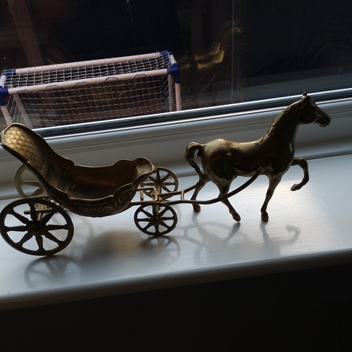 Brass horse and - brass,