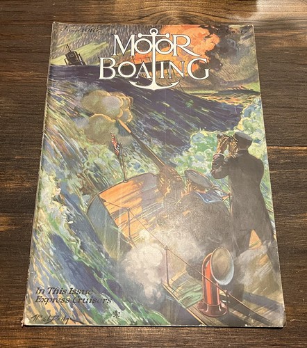1916 motor boating yachtmens - motor,