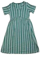 Joules Nia Dress V neck Short Sleeved Beach Holiday Printed Green New XL