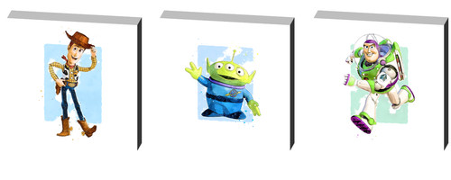 Toy story canvas wall - story, set