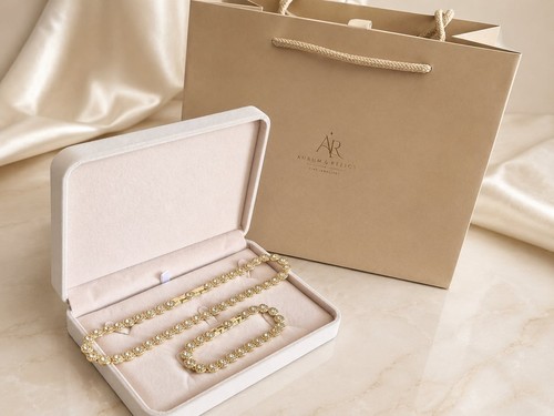 18k yellow gold plated - plated, crystal