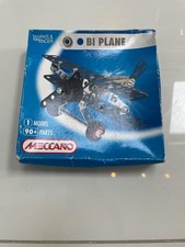 MARKS & SPENCER MECCANO BI PLANE 90+ PARTS NEW .BOX SLIGHTLY DAMAGED.