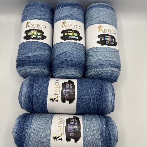 Knitco ombré glitter - glitter, 200g