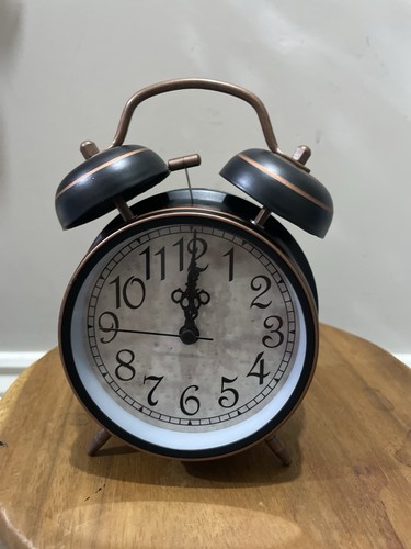 Retro alarm clock 4in twin - retro,