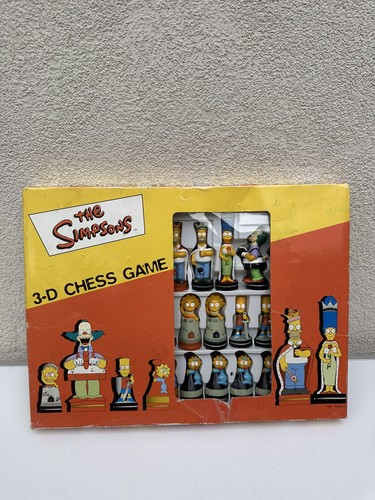 The simpsons chess - 3d,