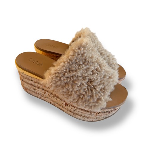 Chloé camille beige - chloé, shearling