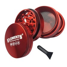 Elements Large 4-Part Red