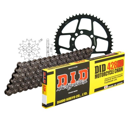 Did motorcycle chain set steel - did,
