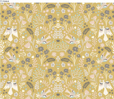 Fryetts Folklore Ochre Cotton