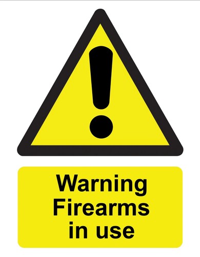 Warning firearms use - in,