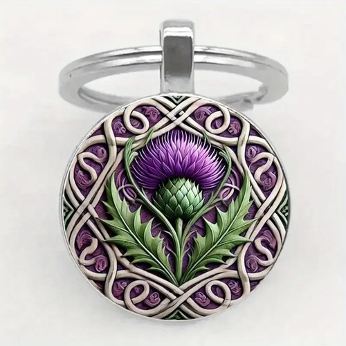 Scottish thistle celtic design - thistle,