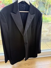 Giorgio Armani Men’s 2 Piece Dinner Suit 100% Wool, 100% Silk Lining