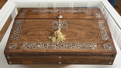 Victorian rosewood writing - victorian,