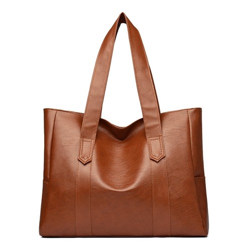 Large capacity leather bag - capacity,