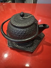 Black Cast Iron Tea Kettle