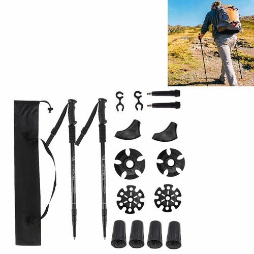 Telescopic hiking poles pack - hiking, 2