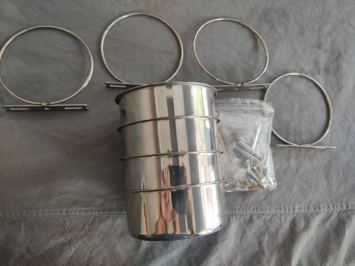 Stainless steel dog bowl - 4,