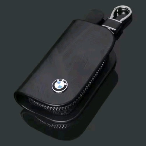 Black key pouch case - black, for