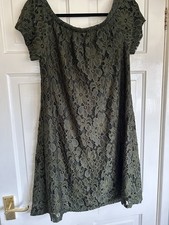 River island Green Lace Dress