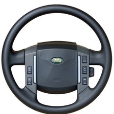LAND ROVER FREELANDER2 MULTIFUNCTIONAL STEERING WHEEL + Fitted Leather Cover.