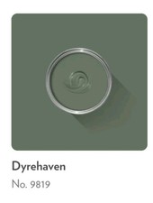 FARROW & BALL PAINT  SAMPLE **20MLS**- DYREHAVEN # 9819 DEAD FLAT!