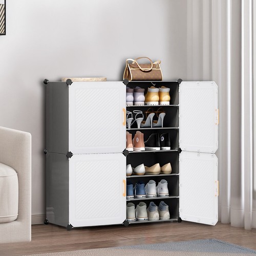 Shoe cabinet rack storage with - storage,