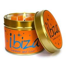 Lily Flame Scented Candle Tin Ibiza