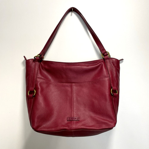 Fossil sam claret pebbled - fossil,
