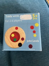 Tiddly Winks John Lewis Wooden Book Game Great Condition