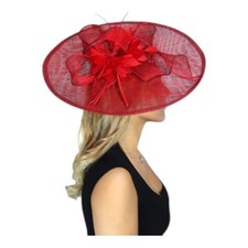 Large Flower Feather Hatinator