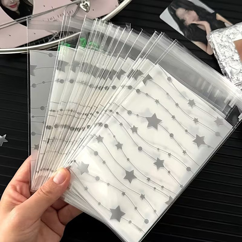 Silver star cellophane - cellophane, cello