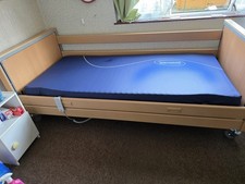 Invacare Medley Ergo Adjustable Electric Profiling Hospital Bed and  Mattress