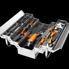 Metal Folding Tool Box Chest