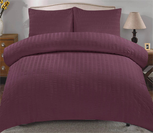 Seersucker duvet cover set non - seersucker,